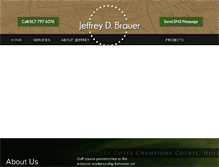Tablet Screenshot of jeffreydbrauer.com